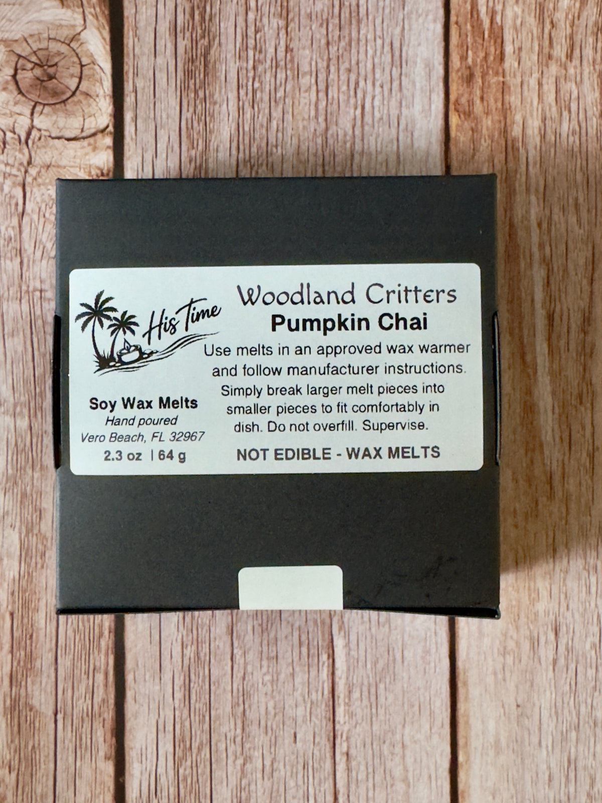 Woodland Critters Wax Melts         “Squirrel & Bear”                          Black Box
