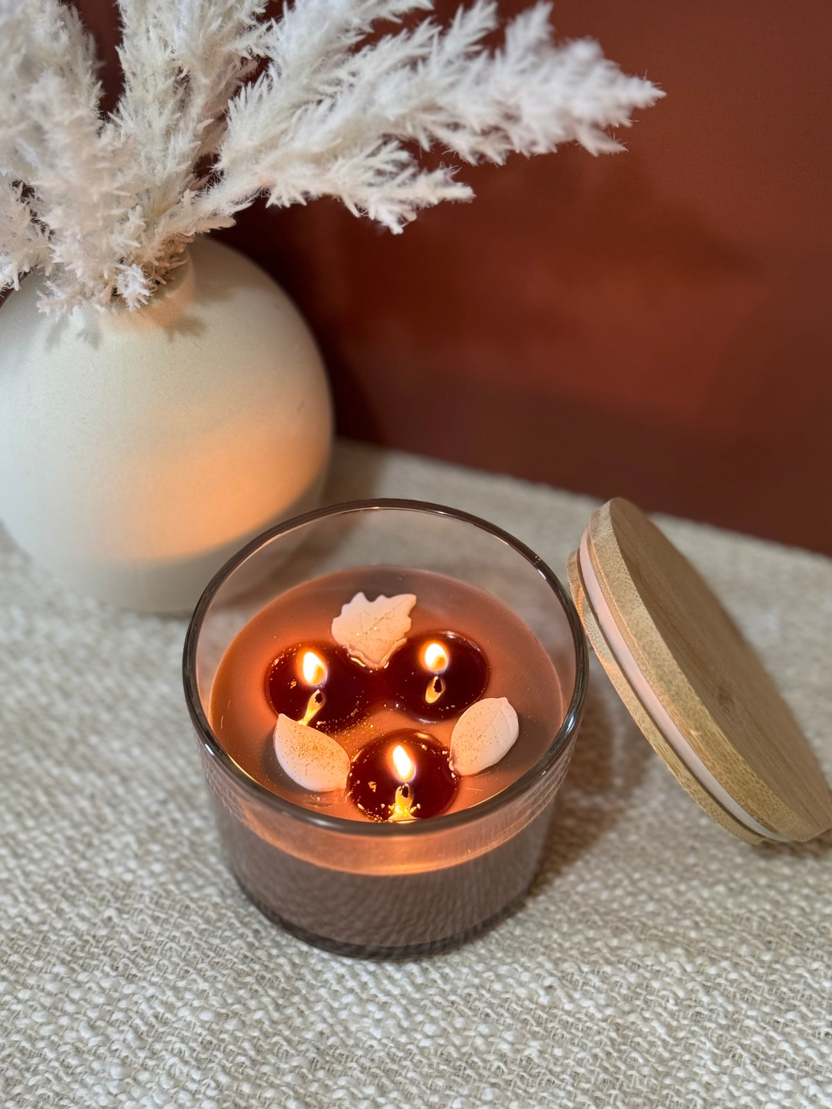 New Release!              Decorative Candle 12 oz.   Cozy Cappuccino