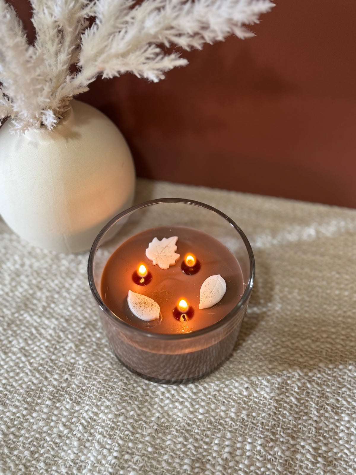 New Release!              Decorative Candle 12 oz.   Cozy Cappuccino