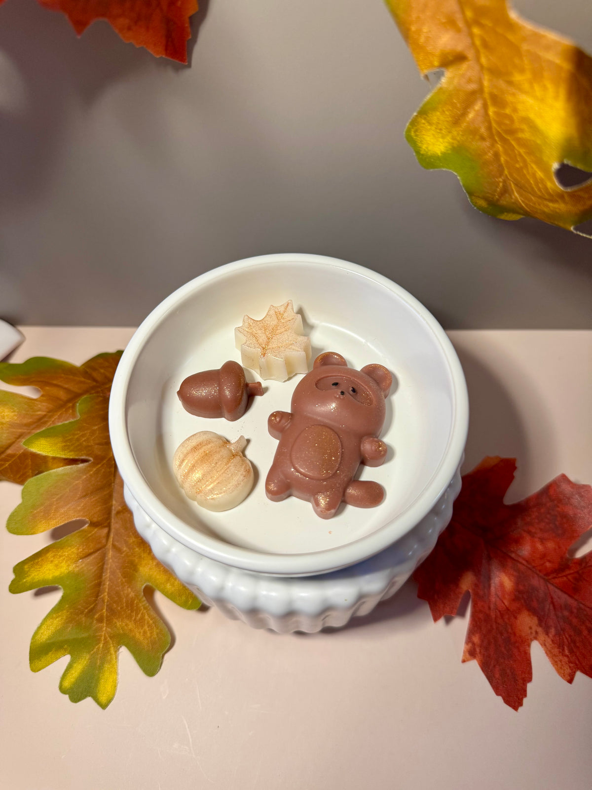 Woodland Critters Wax Melts         “Squirrel & Bear”                          Black Box