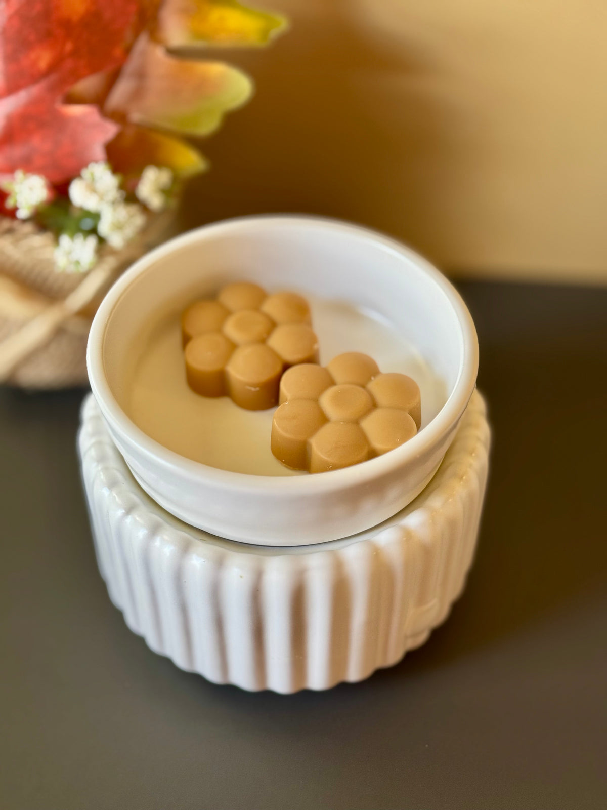 Flower Shape Wax Melts                       Cozy Cappuccino
