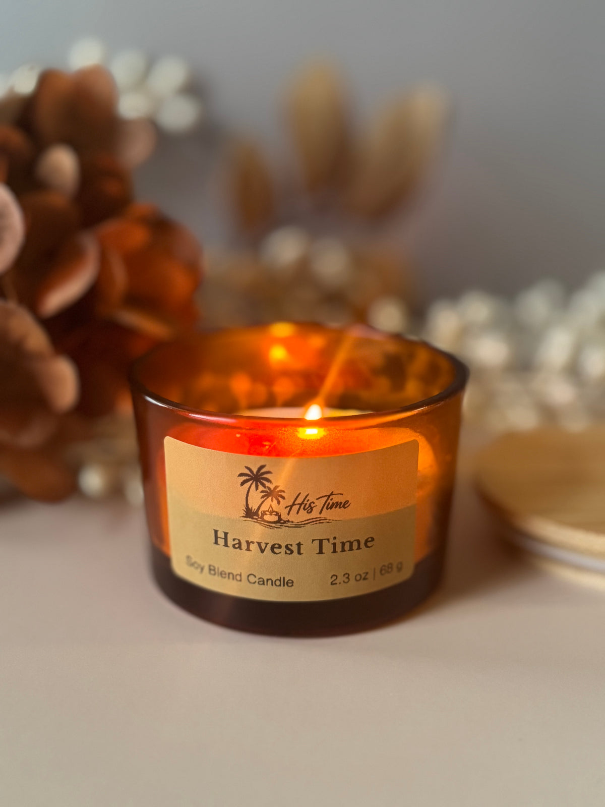 Decorative Candle "Fall Mini" 4 oz.           Harvest Time