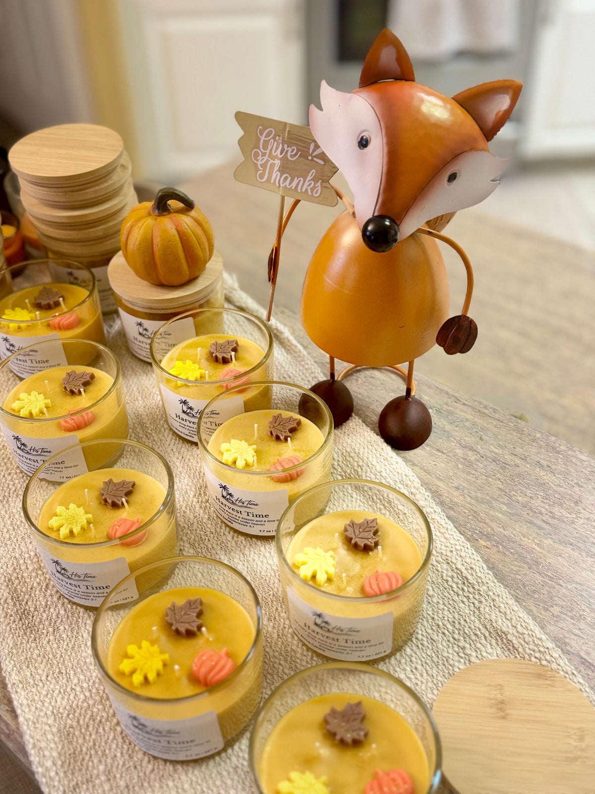 New Release!              Decorative Candle 12 oz.           Harvest Time