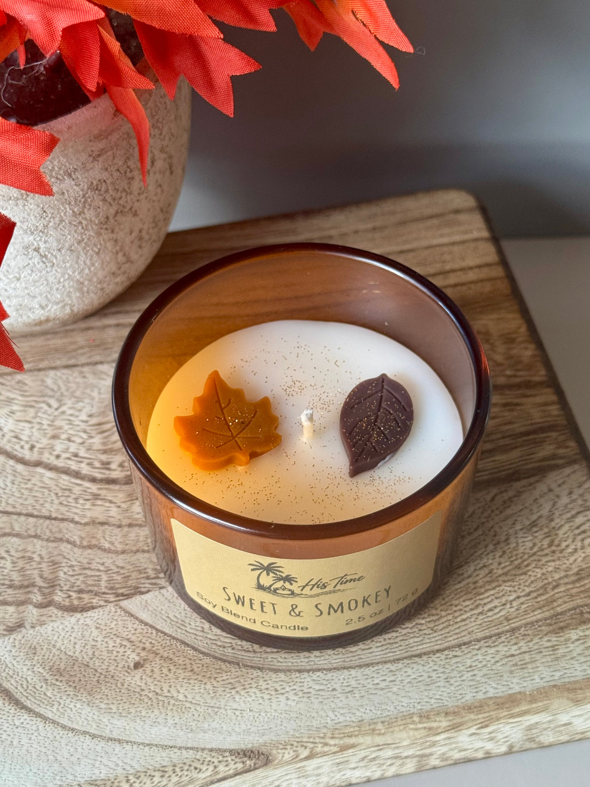 Decorative Candle "Fall Mini" 4 oz.                                        Sweet and Smokey