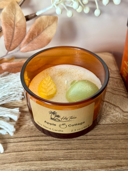 Decorative Candle "Fall Mini" 4 oz.            Apple Cottage