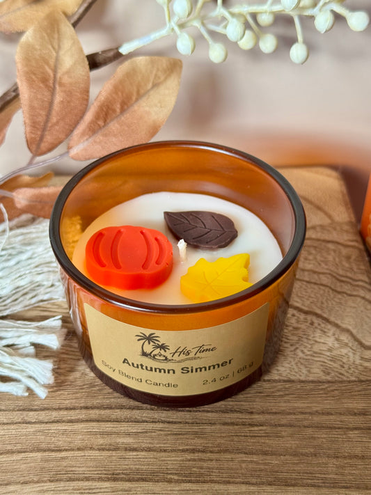 Decorative Candle "Fall Mini" 4 oz.                                    Autumn Simmer
