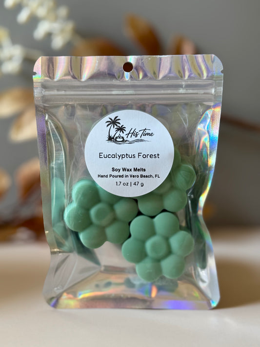 Flower Shape Wax Melts           Eucalyptus Forest