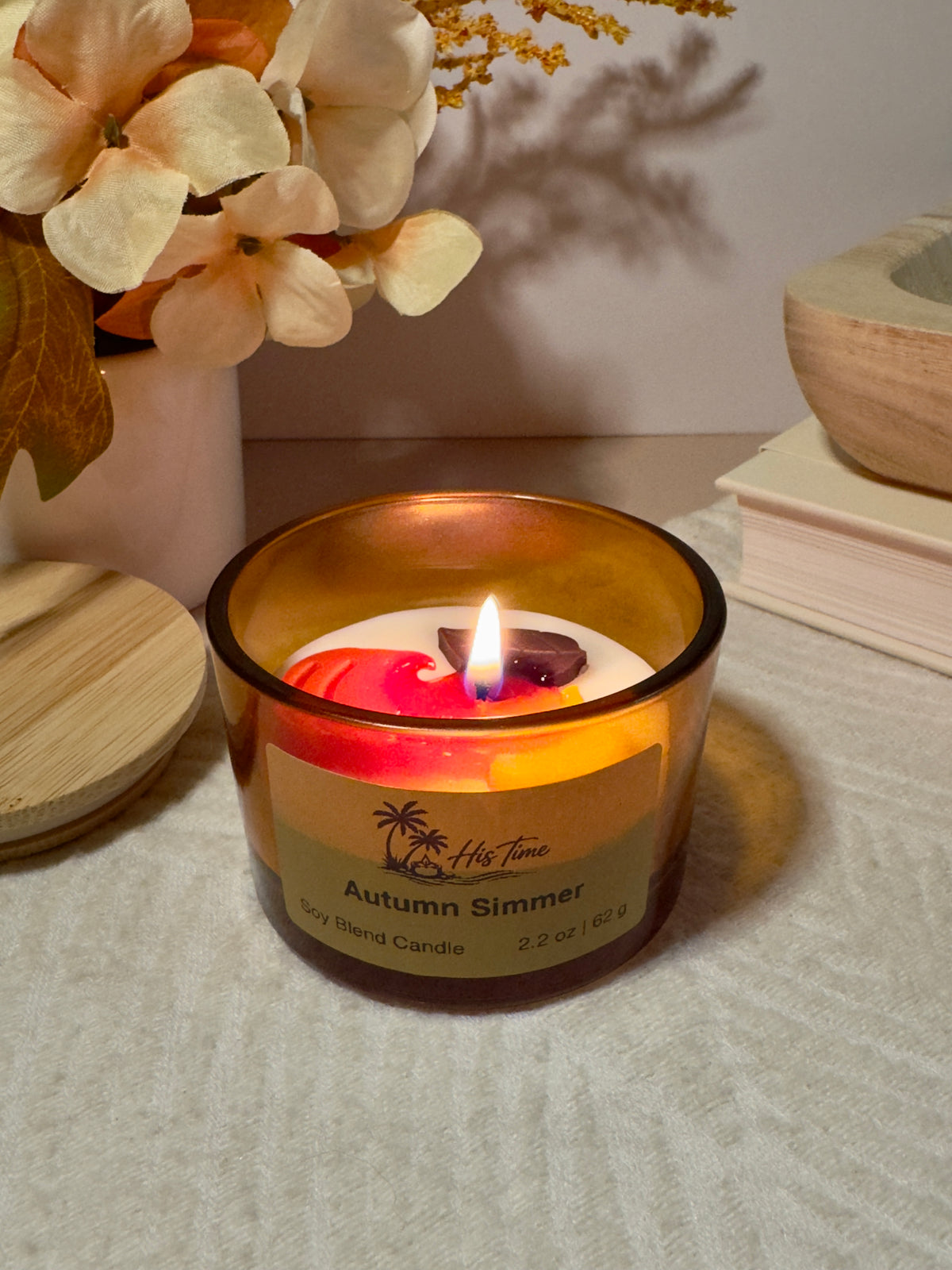 Decorative Candle "Fall Mini" 4 oz.                                    Autumn Simmer