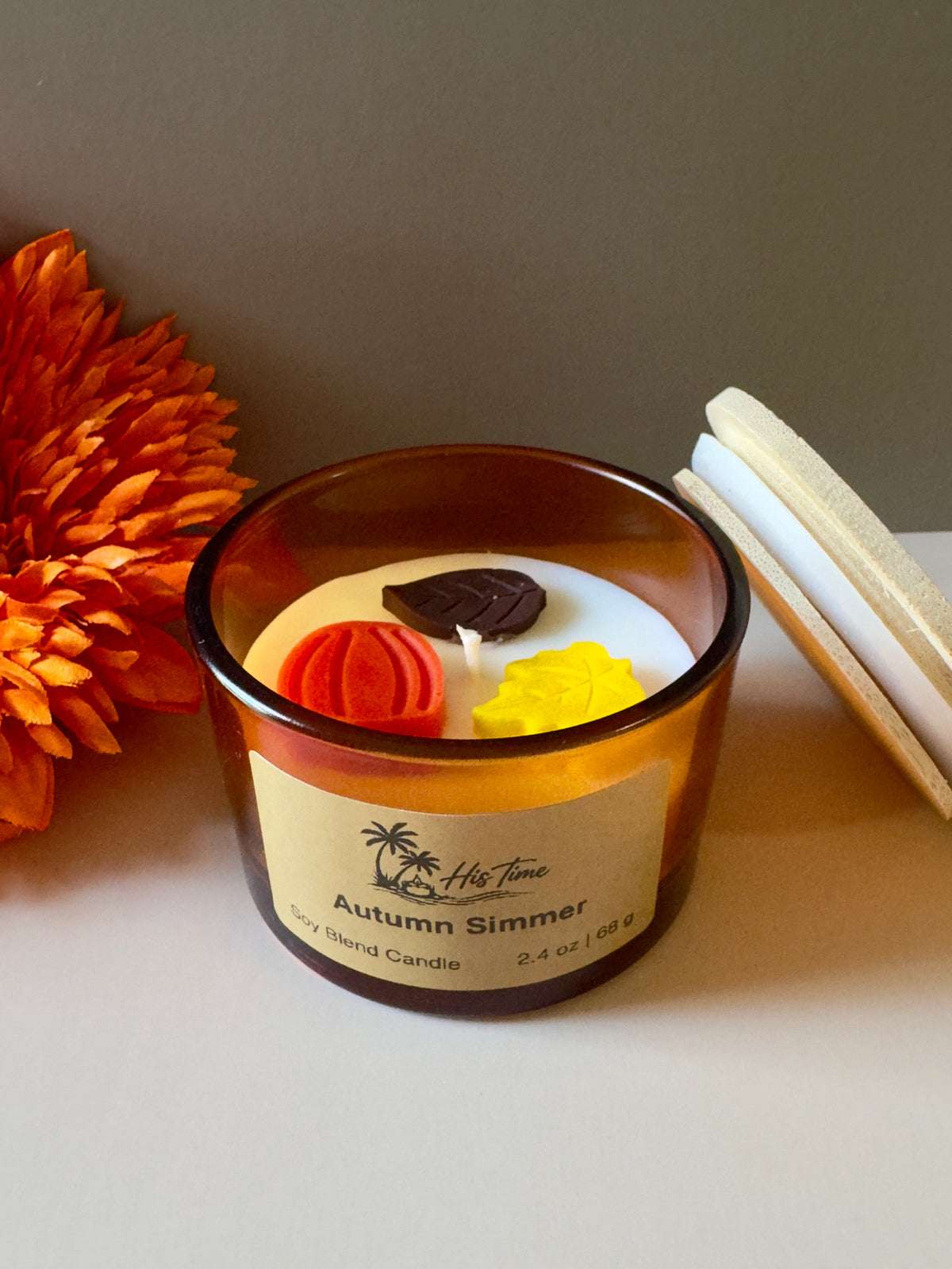 Decorative Candle "Fall Mini" 4 oz.                                    Autumn Simmer