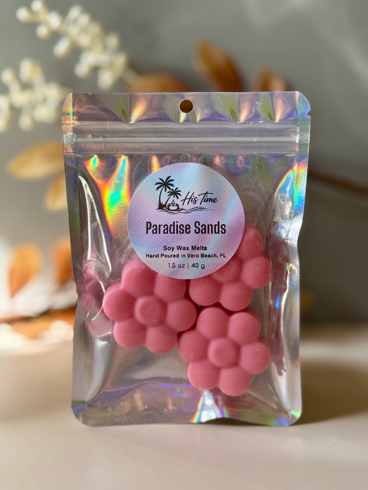 Flower Shape Wax Melts                       Paradise Sands