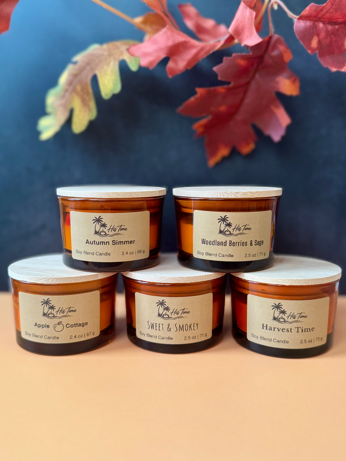 “Fall Mini” Bundle                        Decorative Candles 4 oz