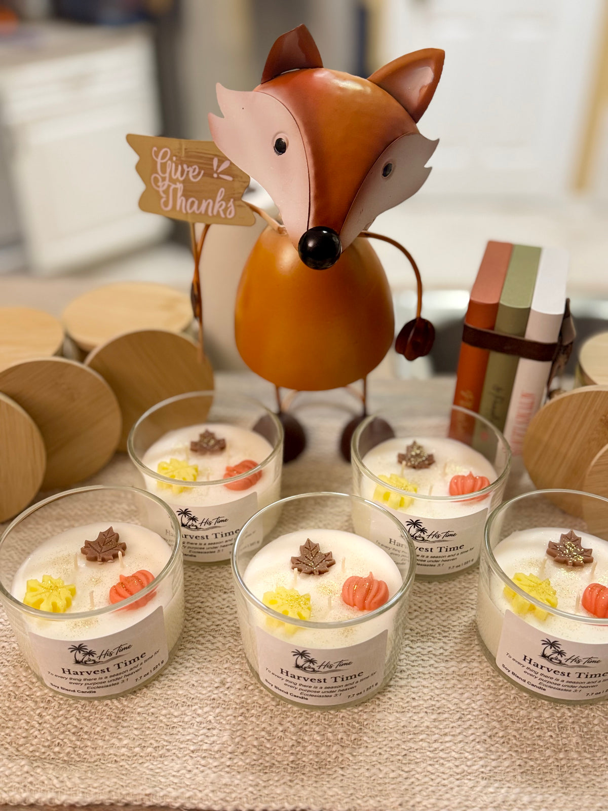 New Release!              Decorative Candle 12 oz.           Harvest Time